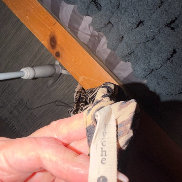 Tyche Animal Print Wrap Blouse - Picture 5 of 5